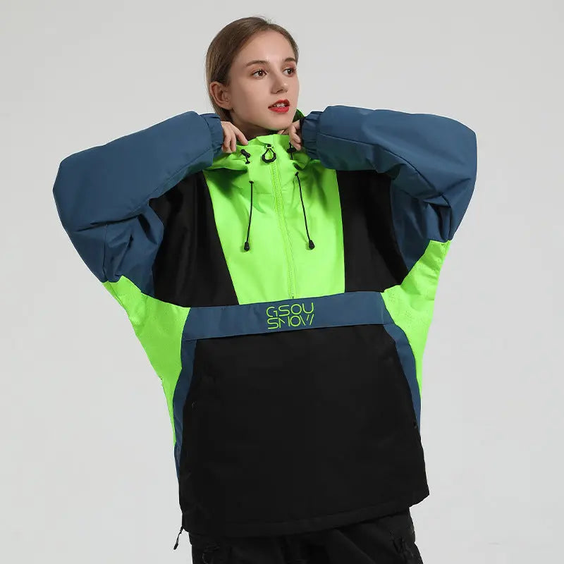 Hotian Reflective Stripe Men Insulated Anorak Jacket