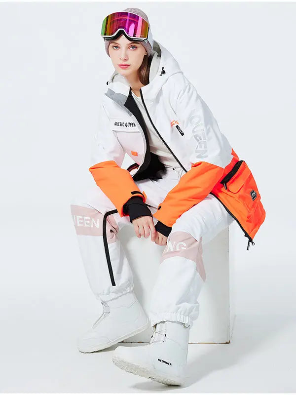 Unisex Insulated Cargo Jacket & Jogger Pants Ski Set&nbsp;