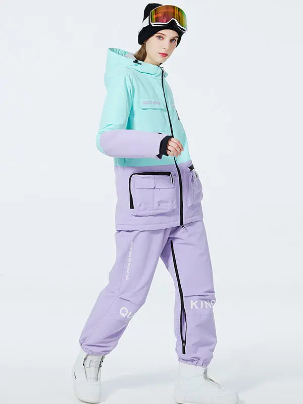 Unisex Insulated Cargo Jacket & Jogger Pants Ski Set&nbsp;