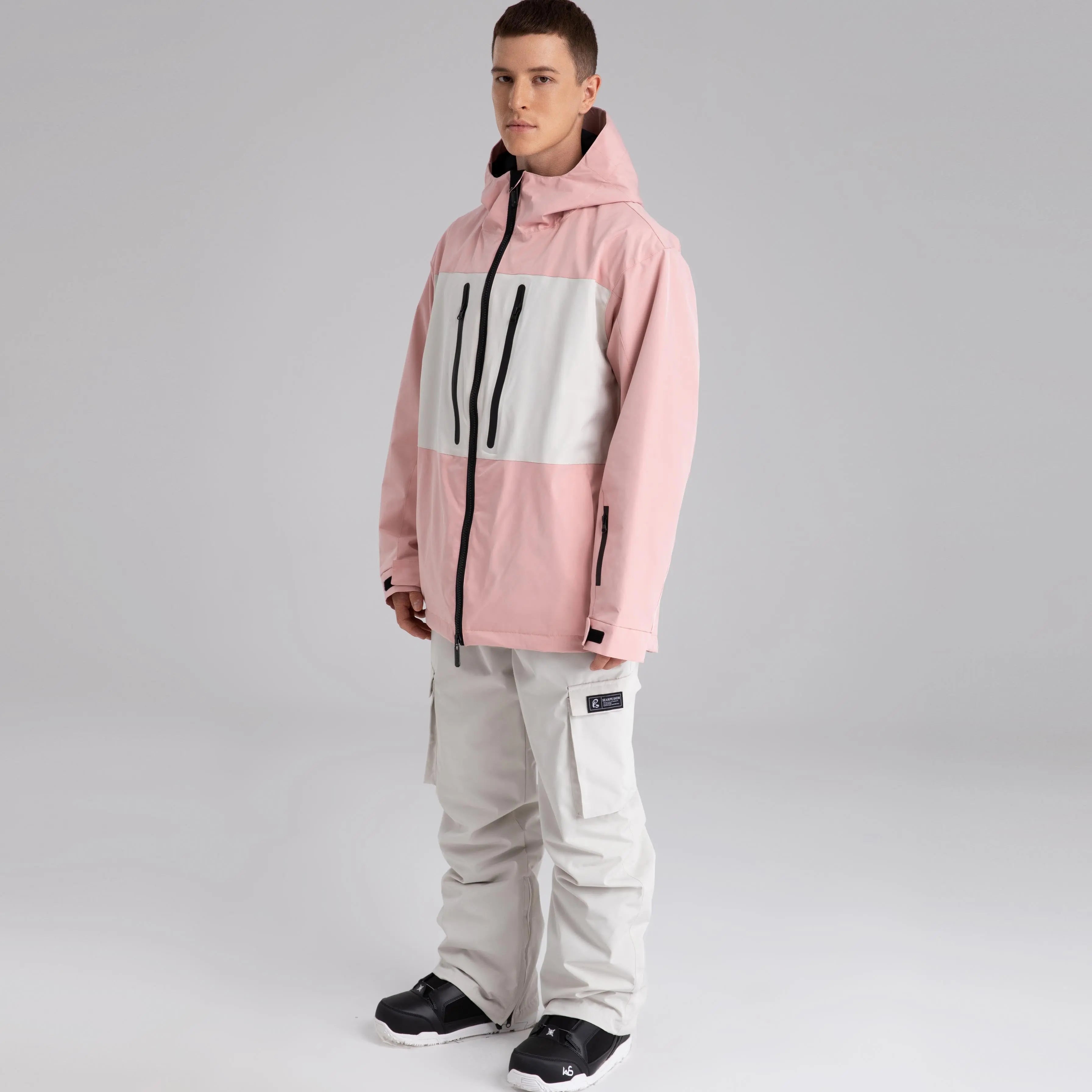Male Outdoor Ski Shell Jacket Insulated Snow Tops