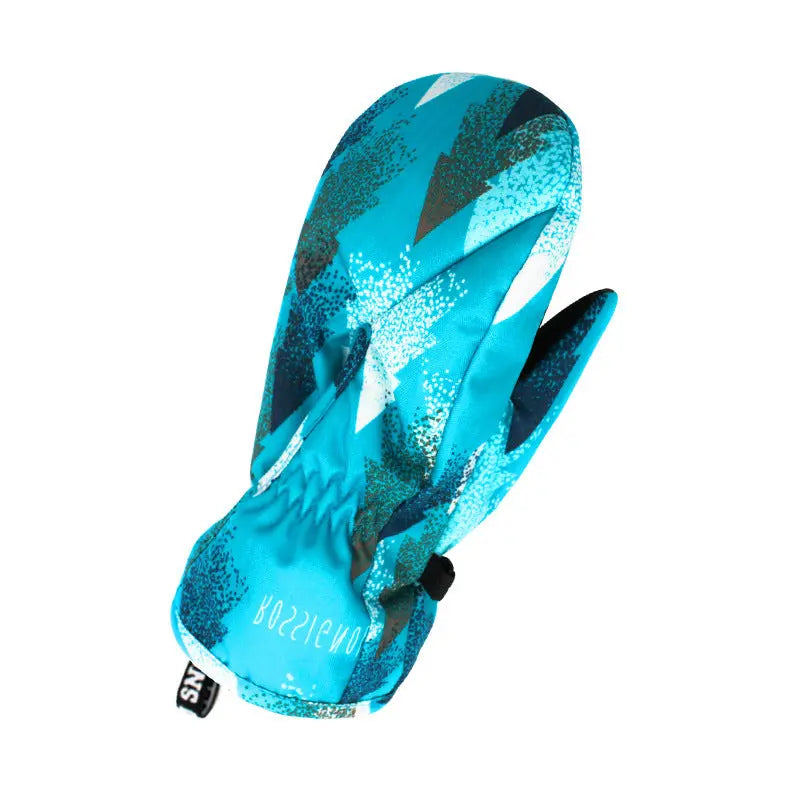 Hotian Kids Ski Snowboard Gloves Waterproof Anti-slip