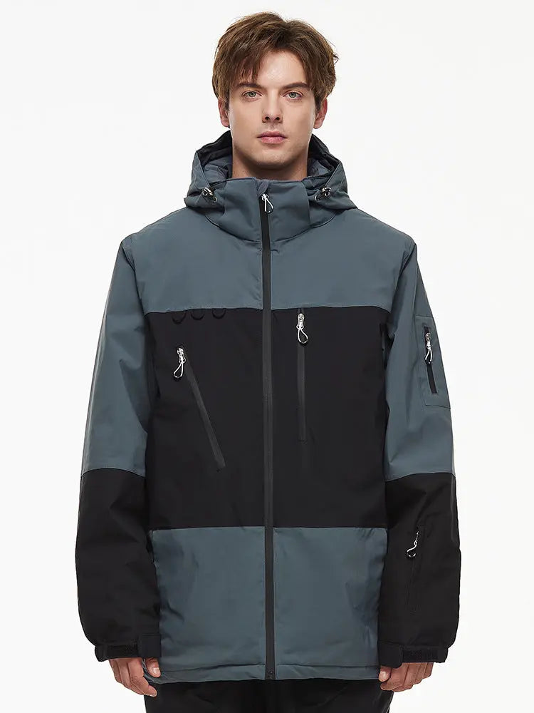 Women Men Ski Jacket Outdoor Hooded Snow Coat