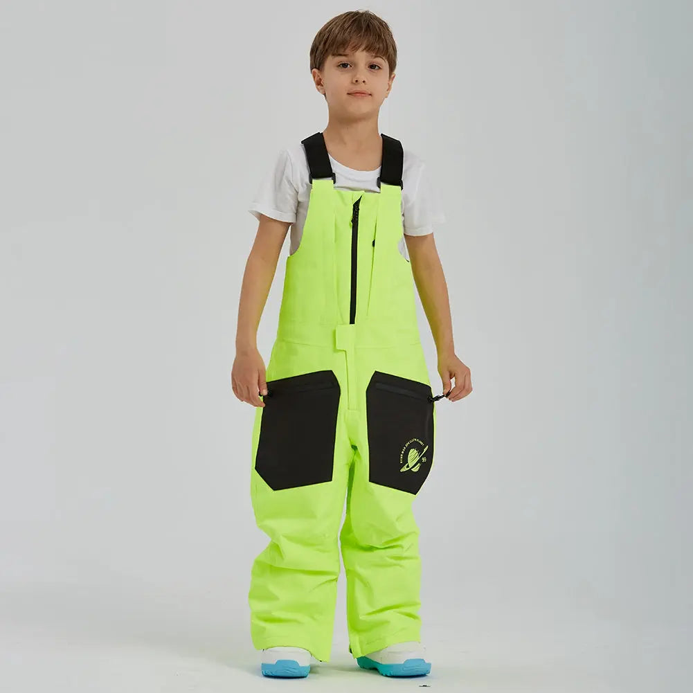 Boys Snow Jogger Bibs&nbsp;Pants Winter Insulated Outwear Trousers