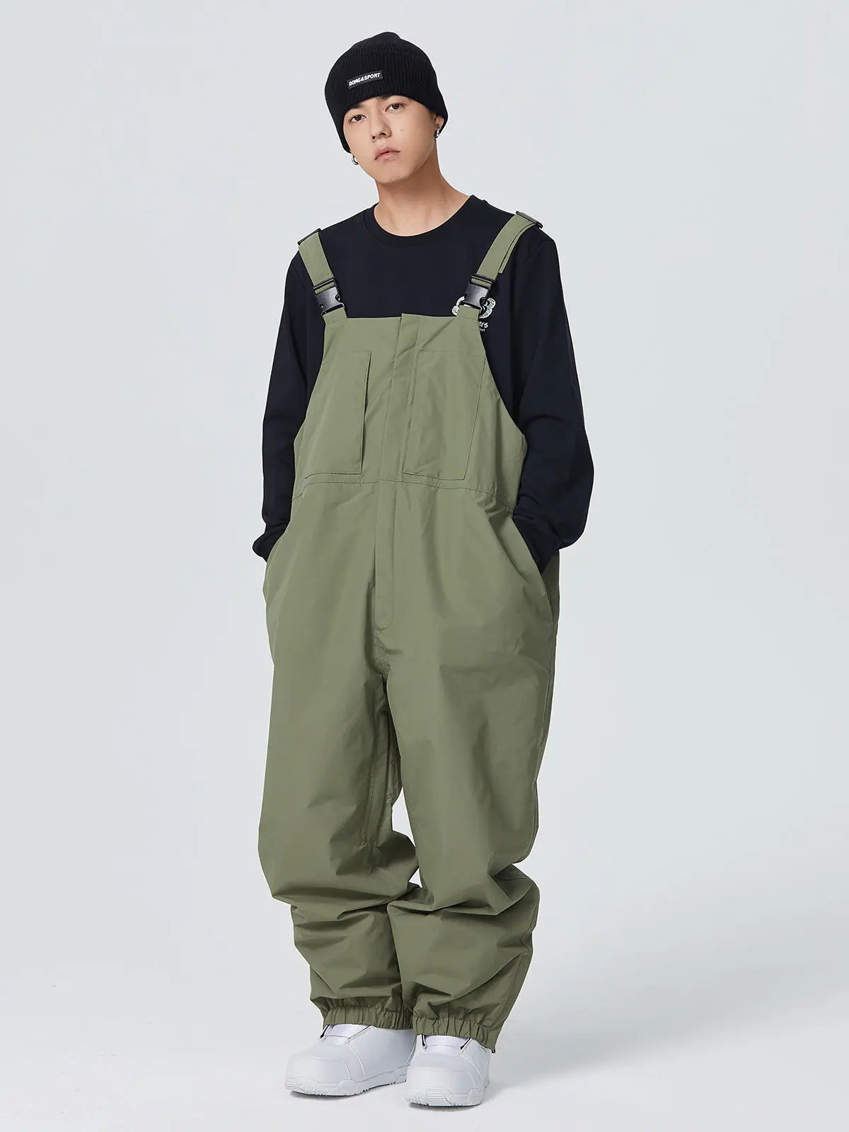 Unisex Insulated Snow Bibs Pants for Winter Outdoor Snow Overalls