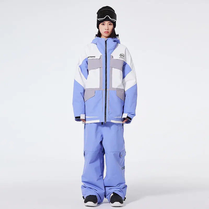 Outdoor Adventure Snow Jacket & Pants Set Luxury Sportswear