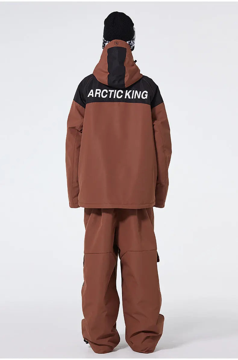 Winter Anorak Snow Suit Sets Baggy Style Skiwear