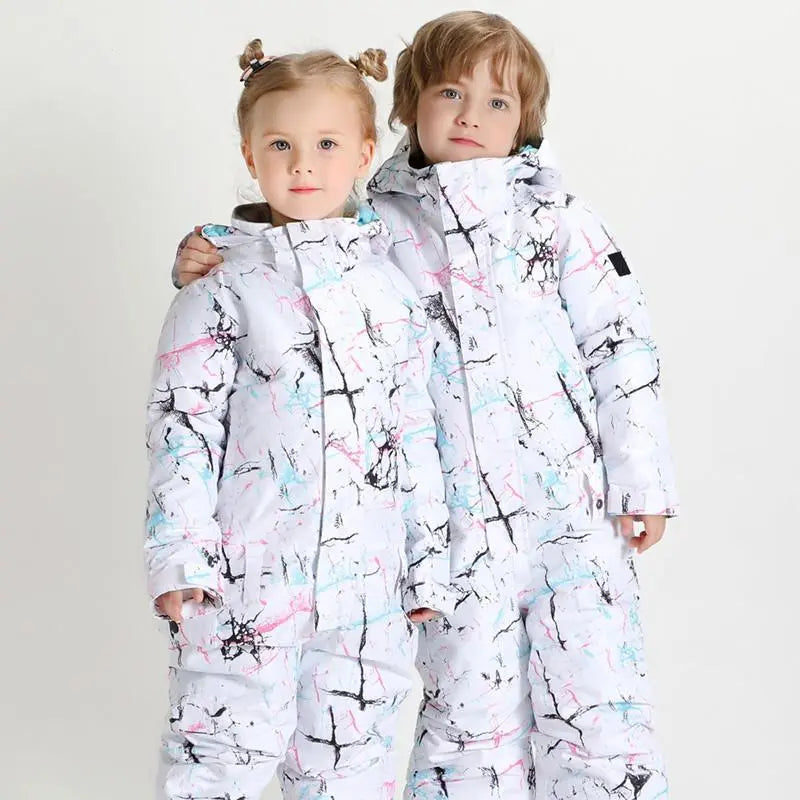 HOTIAN Kids One Piece Snow Suits&nbsp;Toddler Ski Jumpsuits