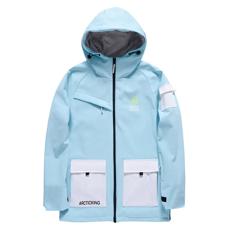Unisex Mountain Adventure Snow Jacket&nbsp;Side Zipper Design Snow Coat