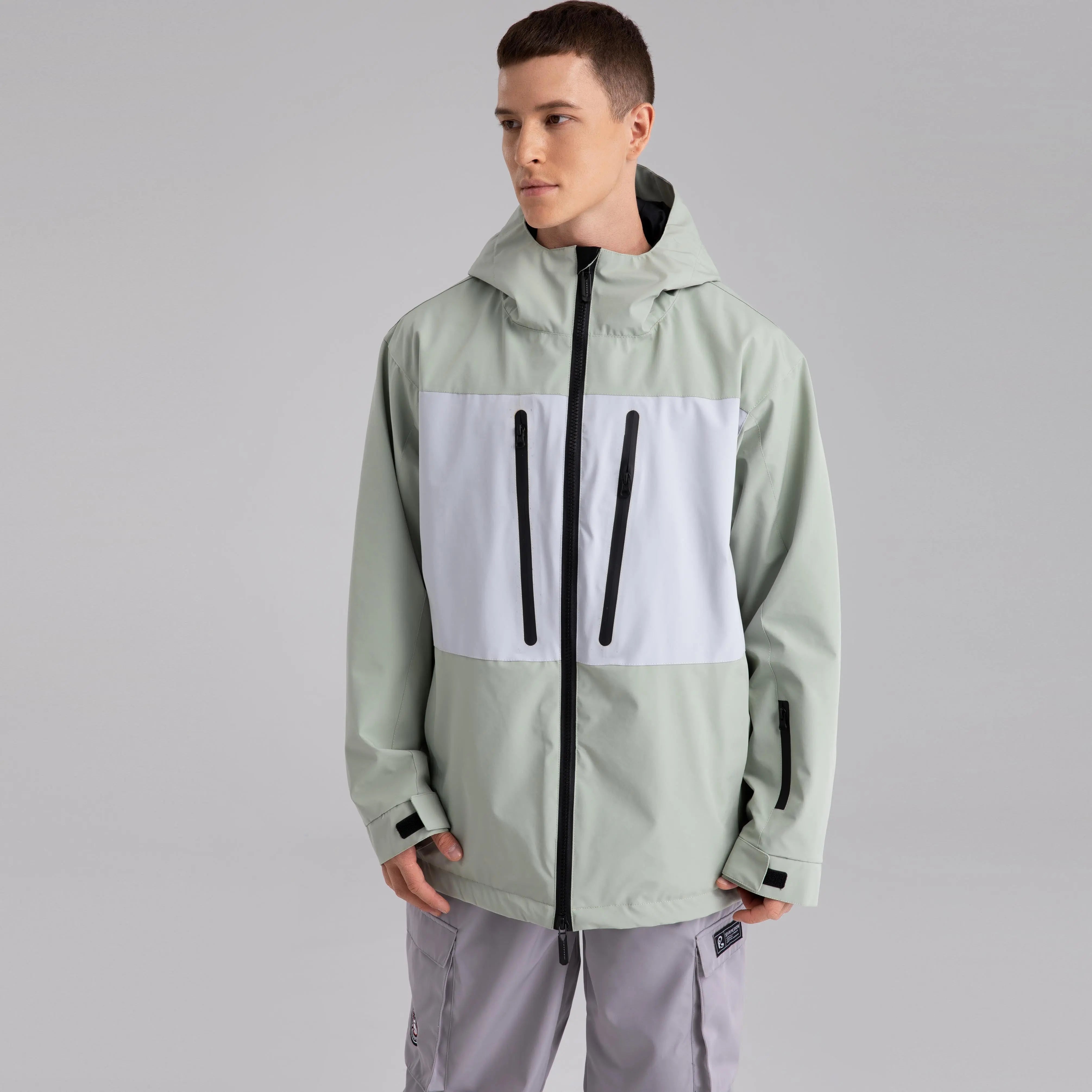 Male Outdoor Ski Shell Jacket Insulated Snow Tops
