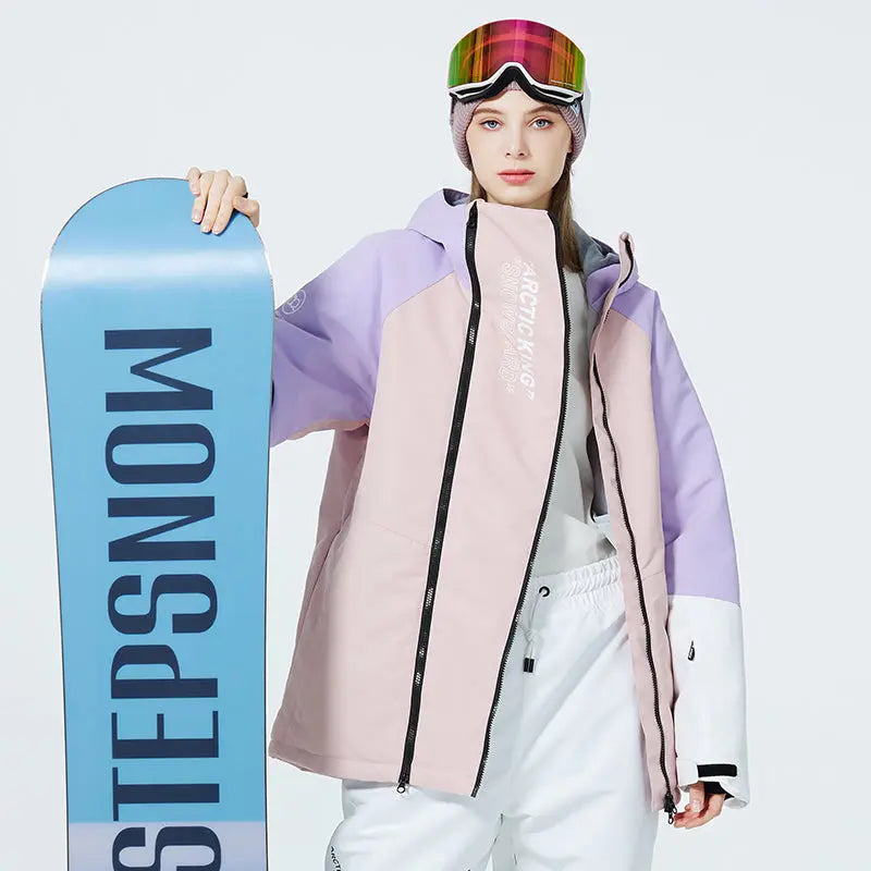 Trendy Hooded Cargo Ski Jacket & Sports Pants Set Couple Style&nbsp;
