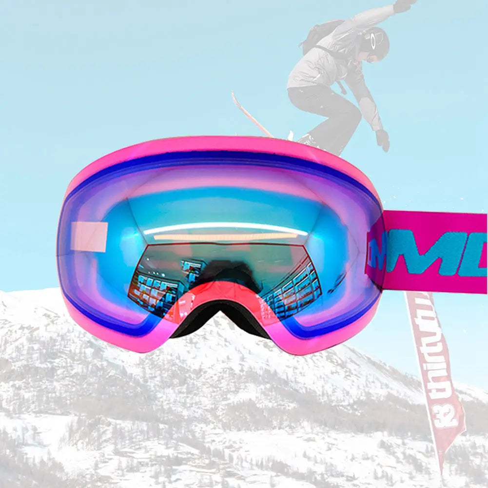 Hotian Dual Lens Mirrored Snow Goggles
