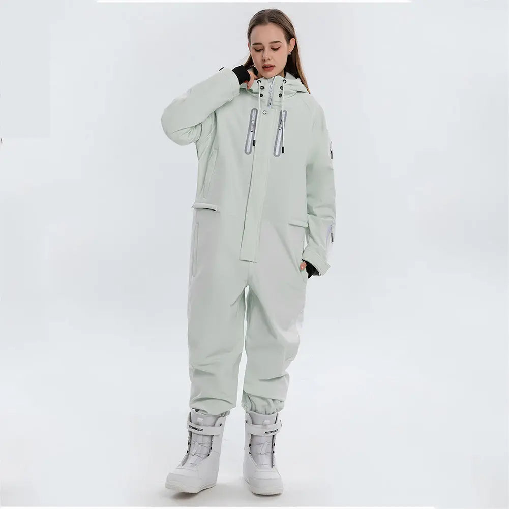 Loose Fit Ski Snowboarding Jumpsuits One Piece Snow Suits