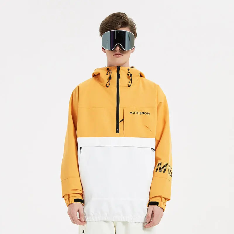 New Winter Half-zip Hoodie Unisex Ski Snowboard Anorak Snow Jacket