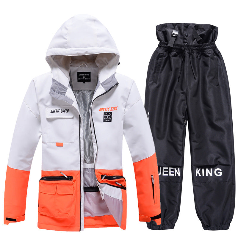 Unisex Insulated Cargo Jacket & Jogger Pants Ski Set&nbsp;