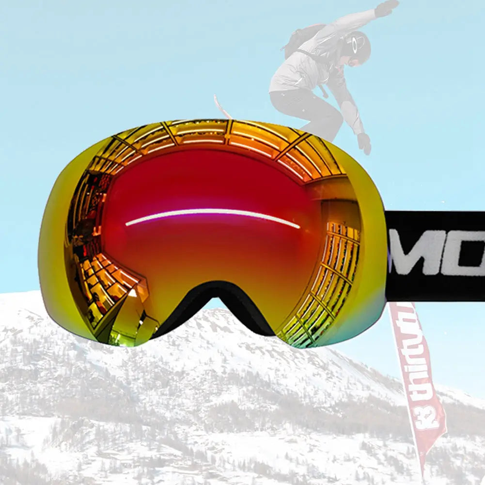 Hotian Dual Lens Mirrored Snow Goggles